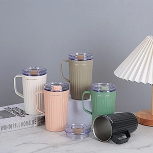 350 ML double wall stainless steel vacuum cup with 304 s/s inner, 201 s/s outer with paint coating